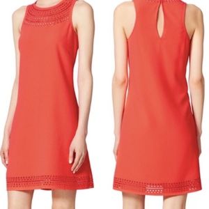 Trina Turk Eyelet Mini Dress Orange 2